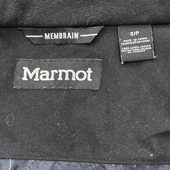 Marmot Membrain Hooded Water Resistant Snowboard Ski Jacket Coat - Picture 7 of 8
